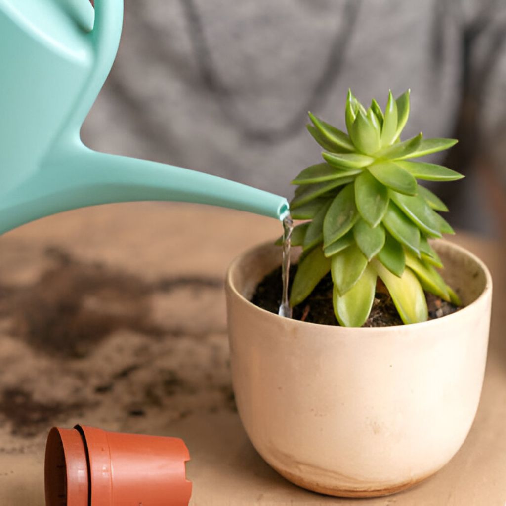 Watering plants