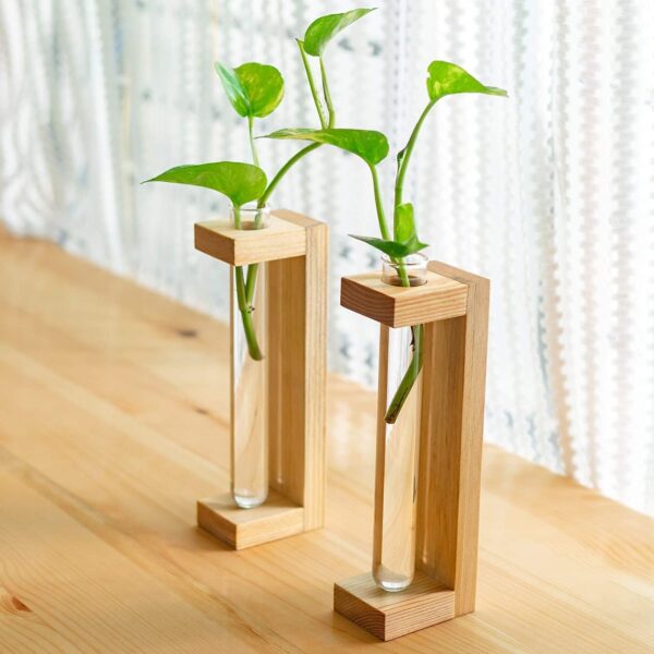 Tabletop test tube planter