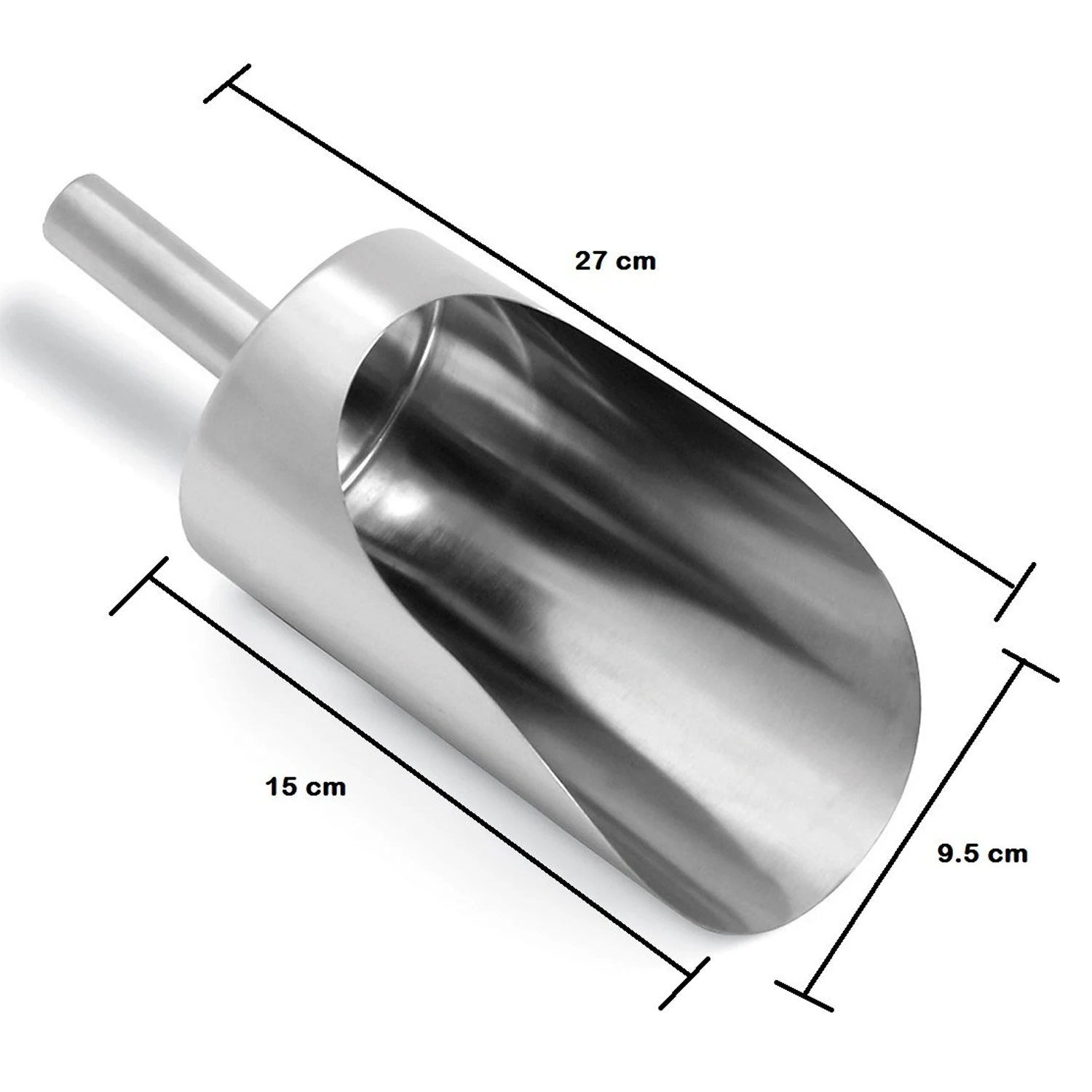 Leaffyco Stainless Steel Garden Scoop