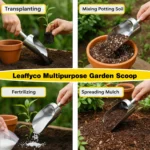 Leaffyco Stainless Steel Garden Scoop
