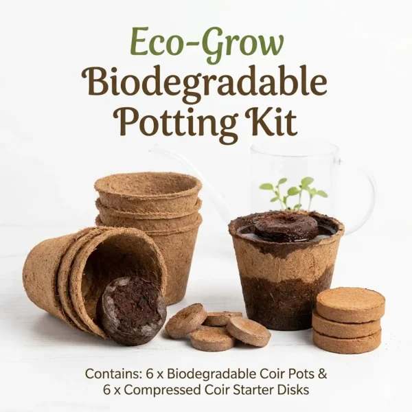 Cocopeat pots and cocopeat disc