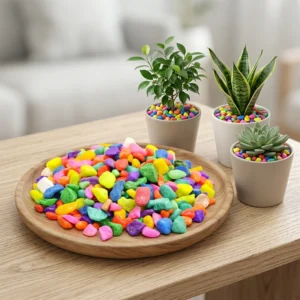 Leaffyco Multicolor Pebbles for plants