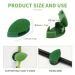 Leaf Shape Wall Plant Clips