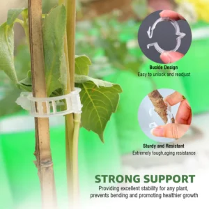 Plant Stem Support Clip